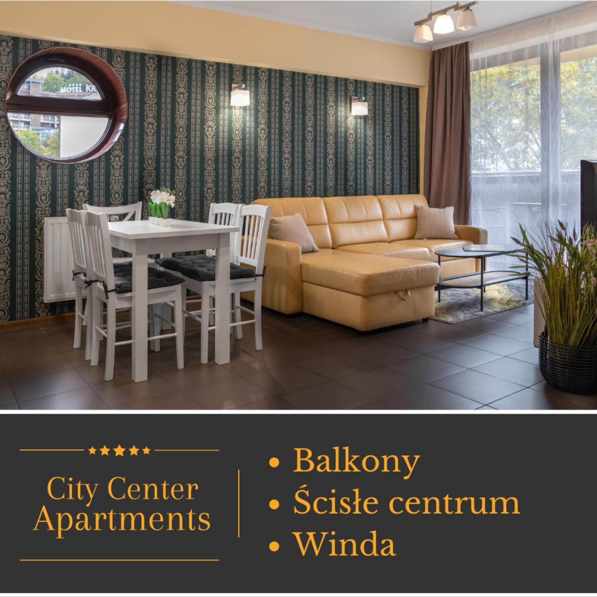 Aparthotel City Center Apartments Krynica Zdroj Ngoại thất bức ảnh